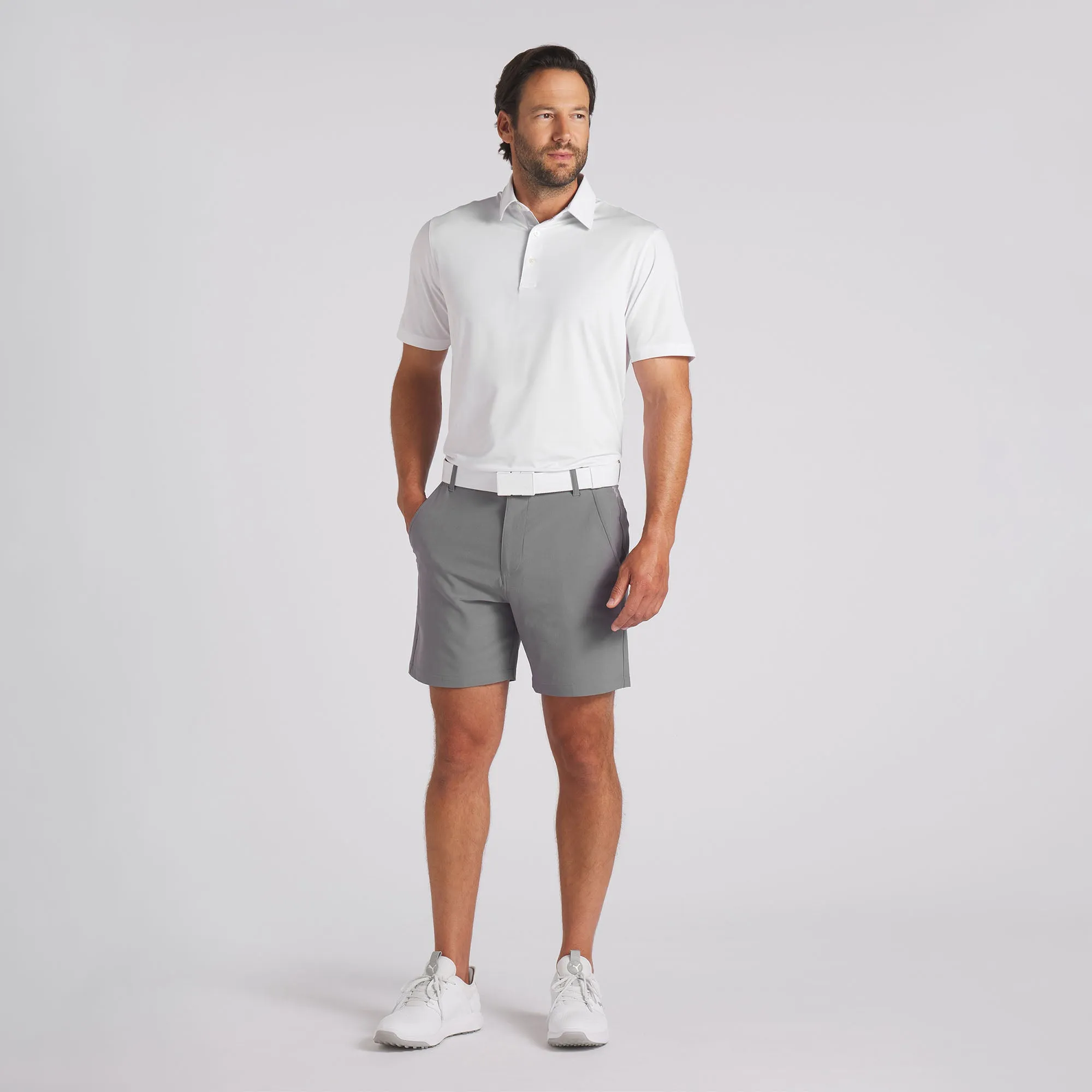 101 Solid 7 Golf Shorts | Slate Sky