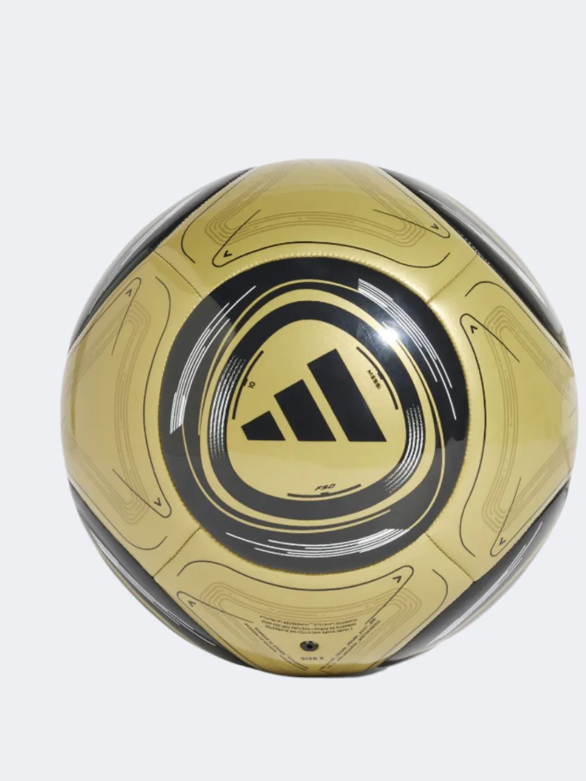 Adidas Messi Club Unisex Football Ball Gold/Black