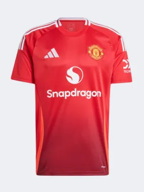 Adidas Mu Fc Home Men Football T-Shirt Red