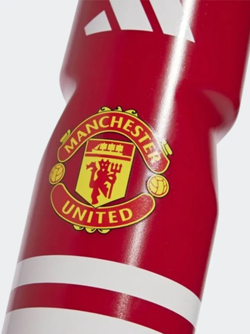 Adidas Mufc Unisex Football Water Bottle Red/White