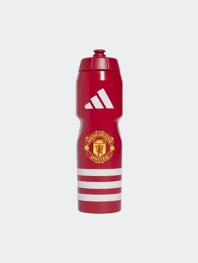 Adidas Mufc Unisex Football Water Bottle Red/White