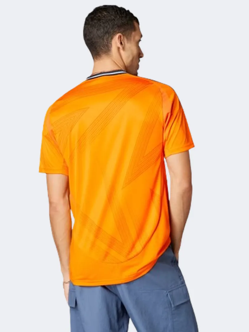 Adidas Real Madrid Away Men Football T-Shirt Crew Orange