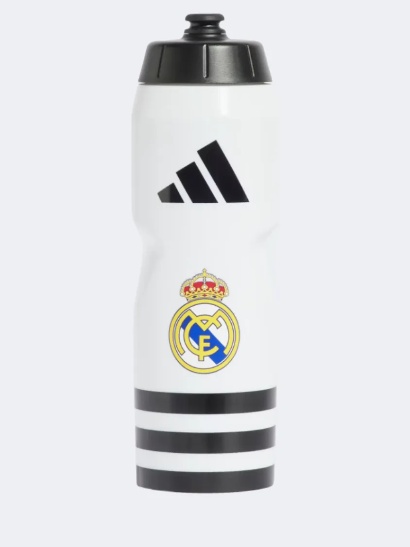 Adidas Real Madrid Cf Unisex Football Water Bottle White/Black