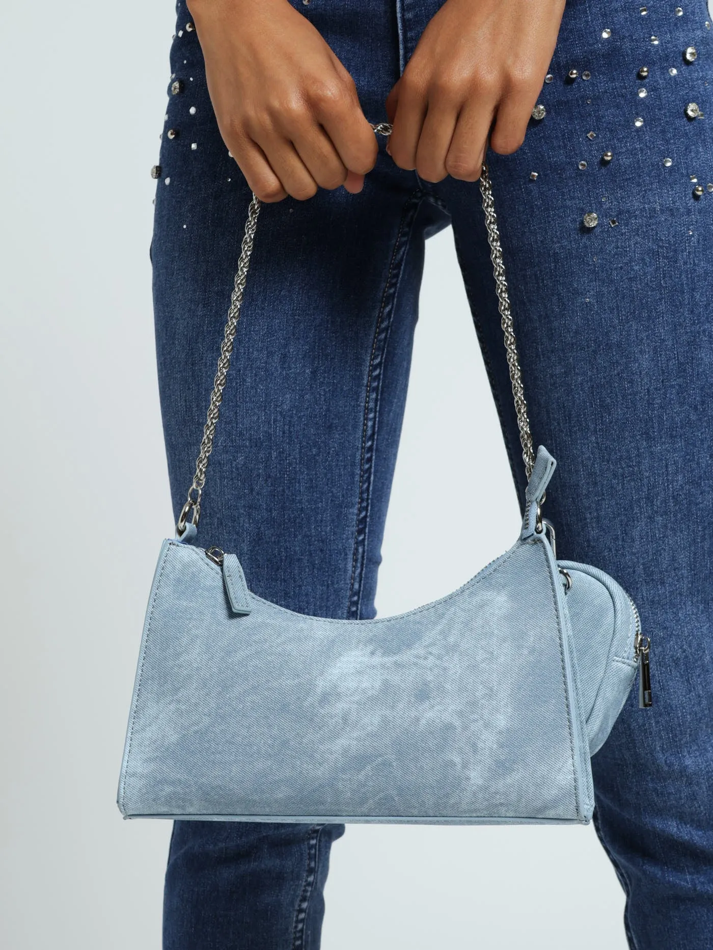 Adreddia Crossbody Bag - Denim