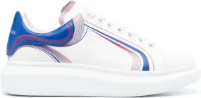 Alexander McQueen Oversized geometric-print sneakers White