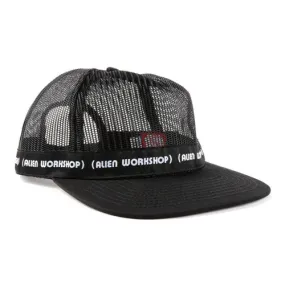 Alien Workshop Skateboard Snapback hat Parentheses Mesh Black