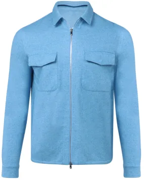 Aqua Blue Baseball Jacket