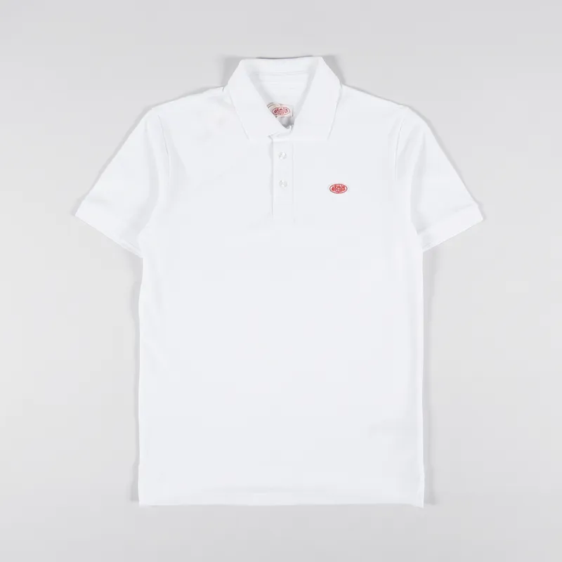 Armor Lux Logo Polo Shirt White