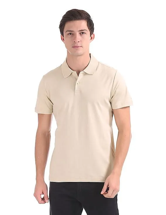 Arrow Short Sleeve Solid Polo Shirt