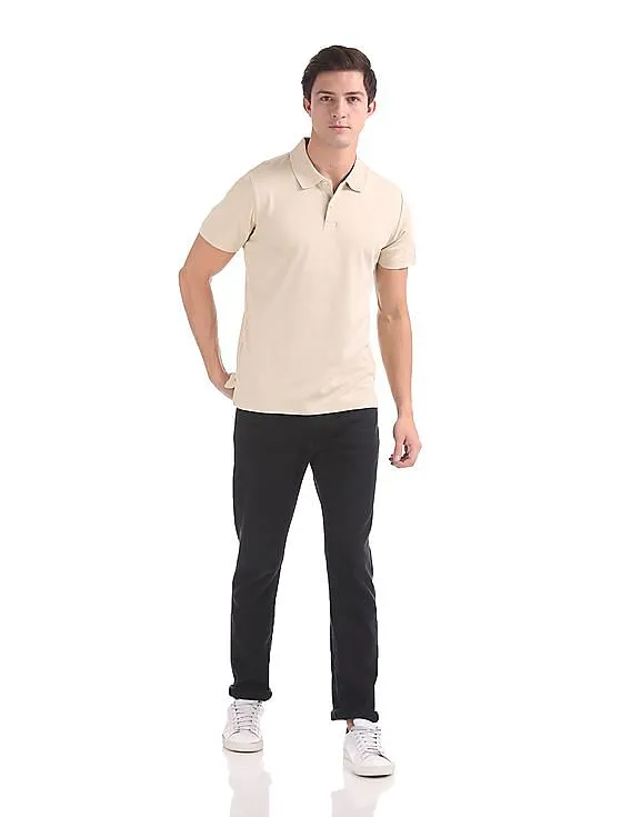 Arrow Short Sleeve Solid Polo Shirt