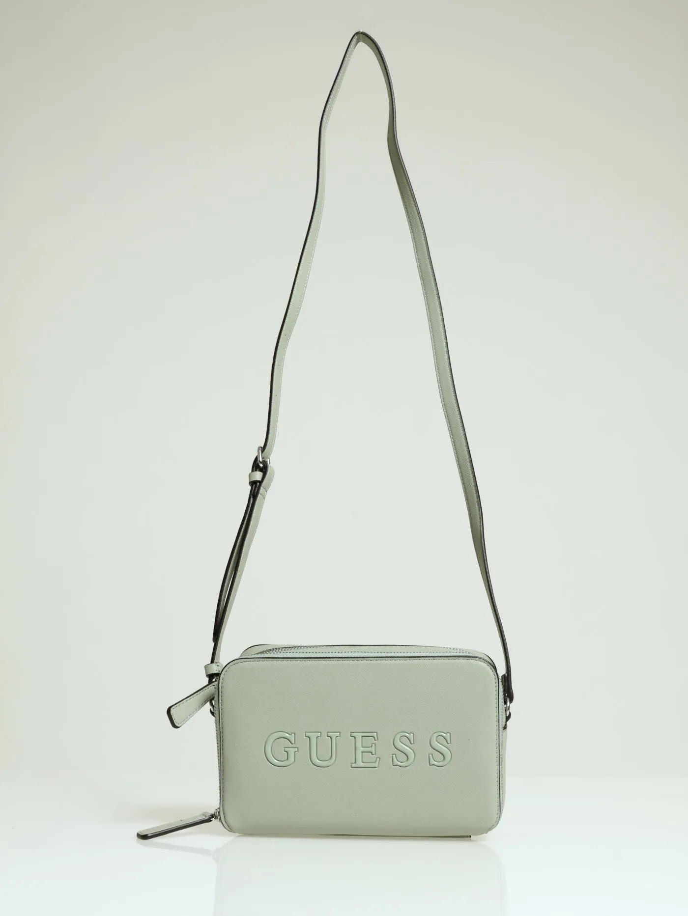 Artemis Mini Double Zip Crossbody Bag - Sage