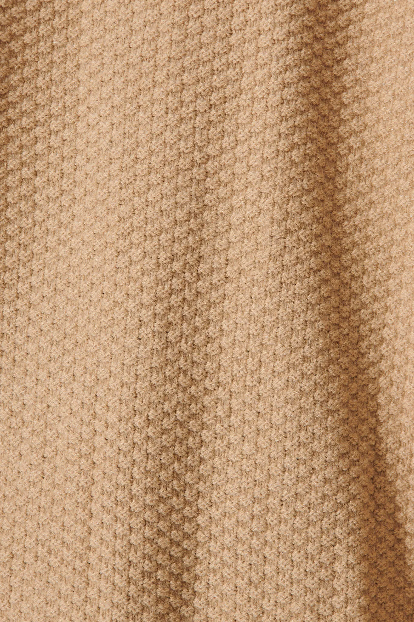 Arvon Knit Cardigan In Camel Wool Blend