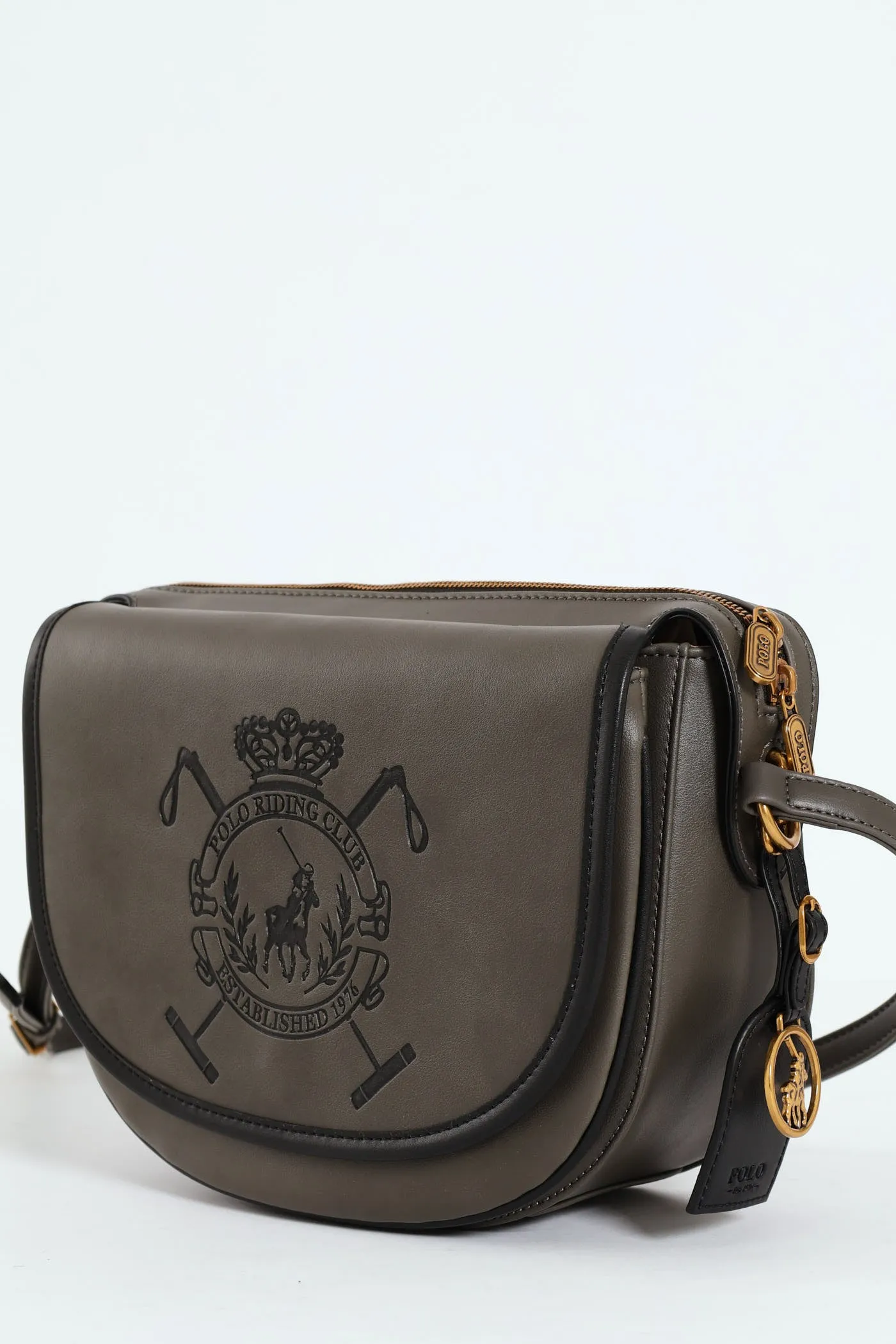 Ascot Saddle Crossbody Bag - Beluga