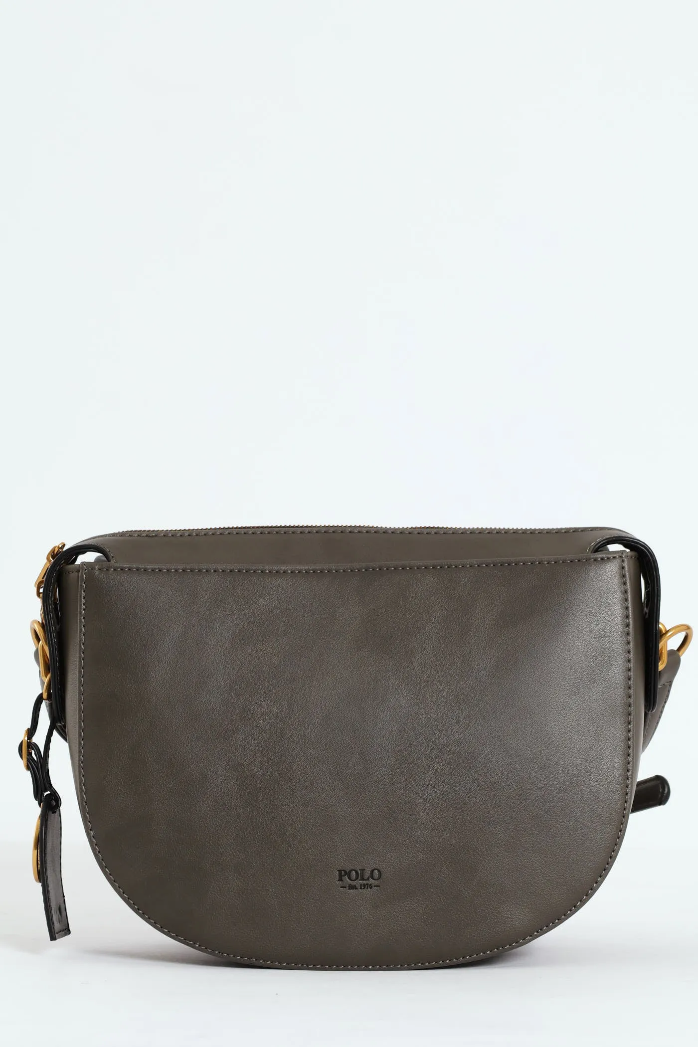 Ascot Saddle Crossbody Bag - Beluga