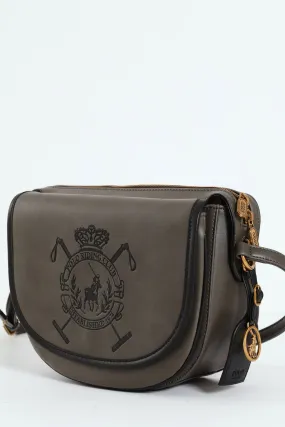 Ascot Saddle Crossbody Bag - Beluga