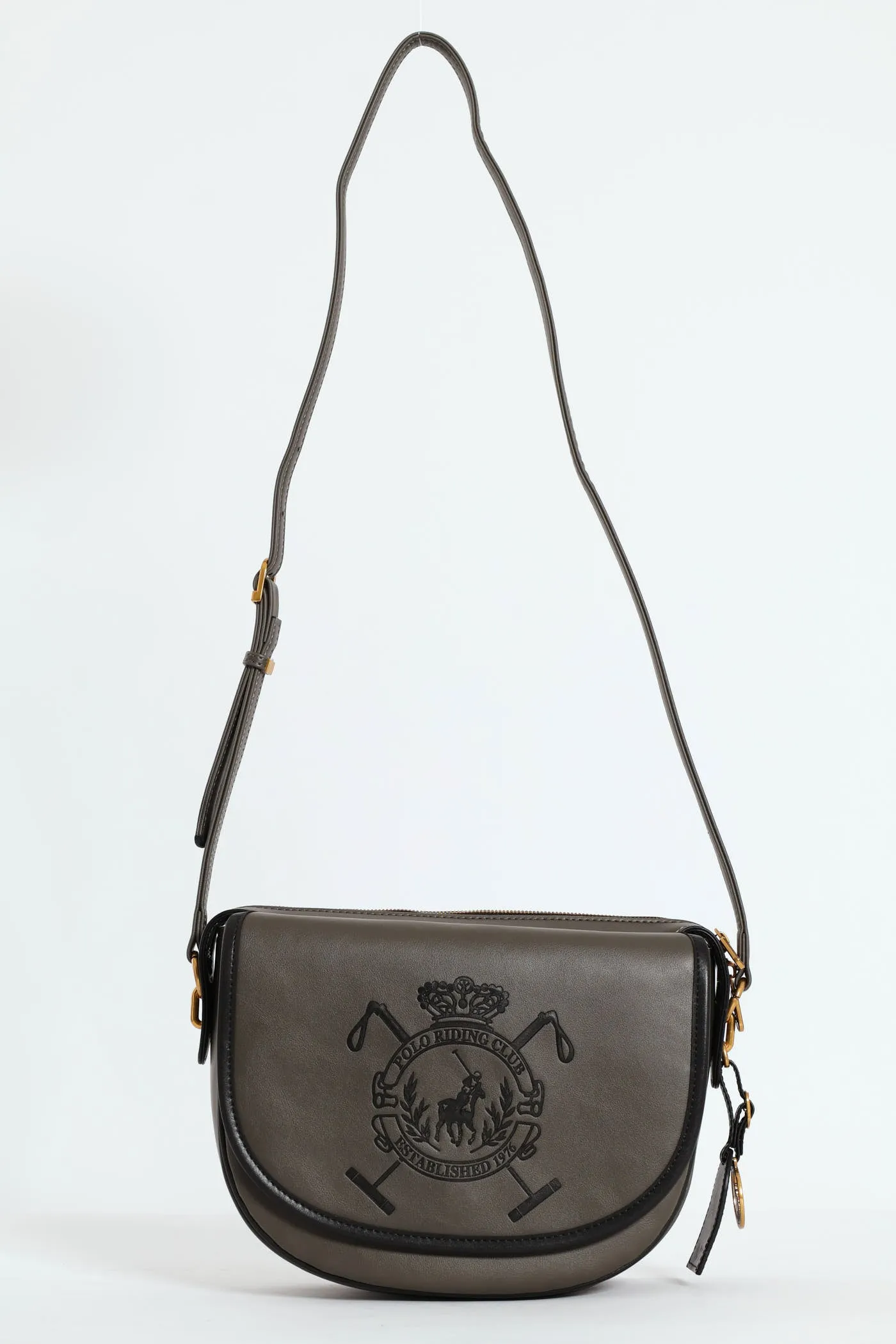 Ascot Saddle Crossbody Bag - Beluga