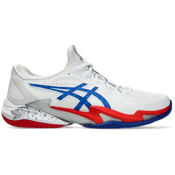 Asics Court FF3 Novak Tennis Shoes (White/ Asics Blue)