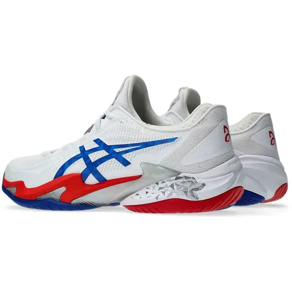 Asics Court FF3 Novak Tennis Shoes (White/ Asics Blue)