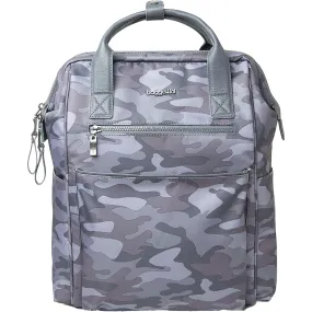 Baggallini Soho Backpack Dark Grey Camo Nylon