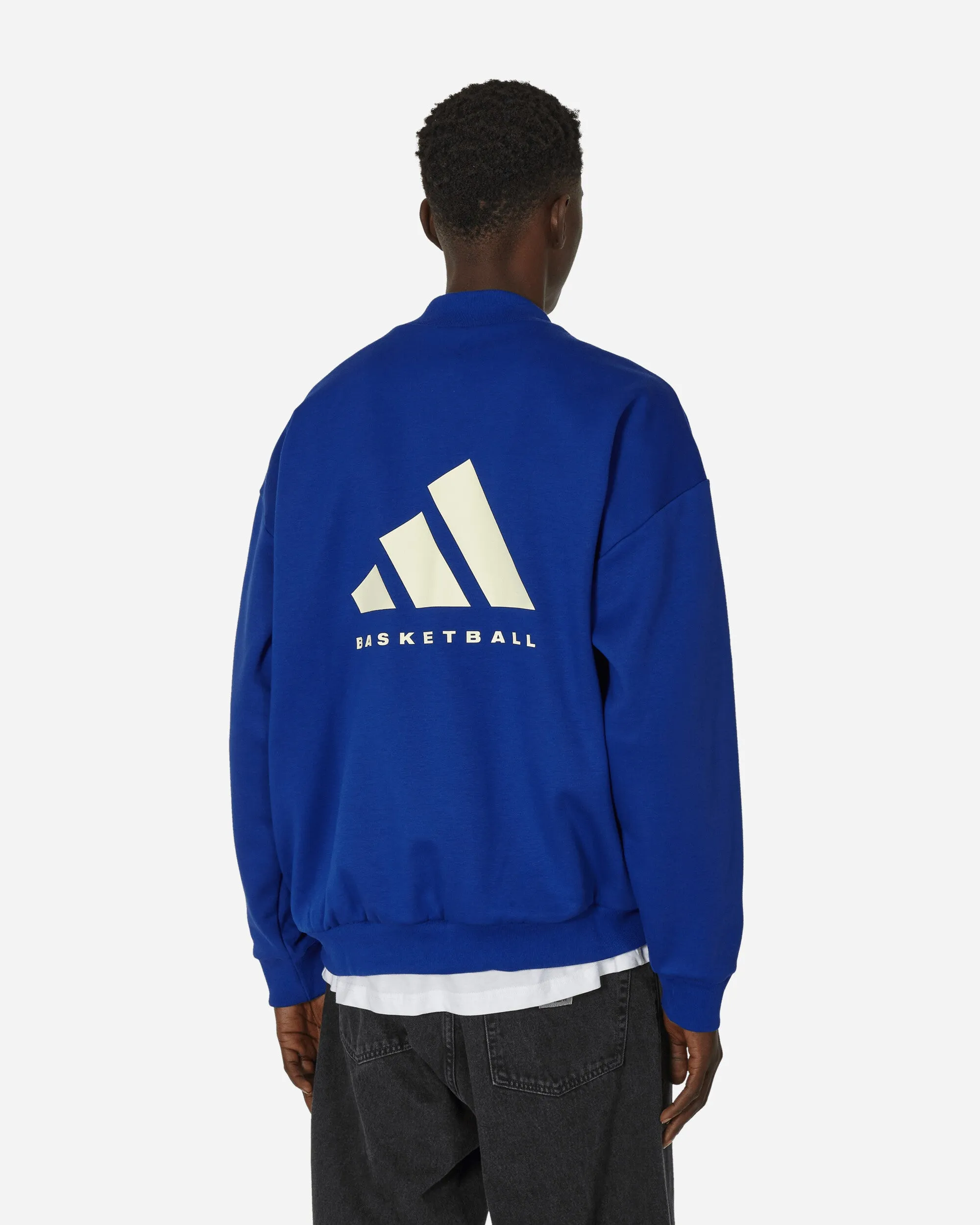 Basketball Crewneck Sweatshirt Lucid Blue