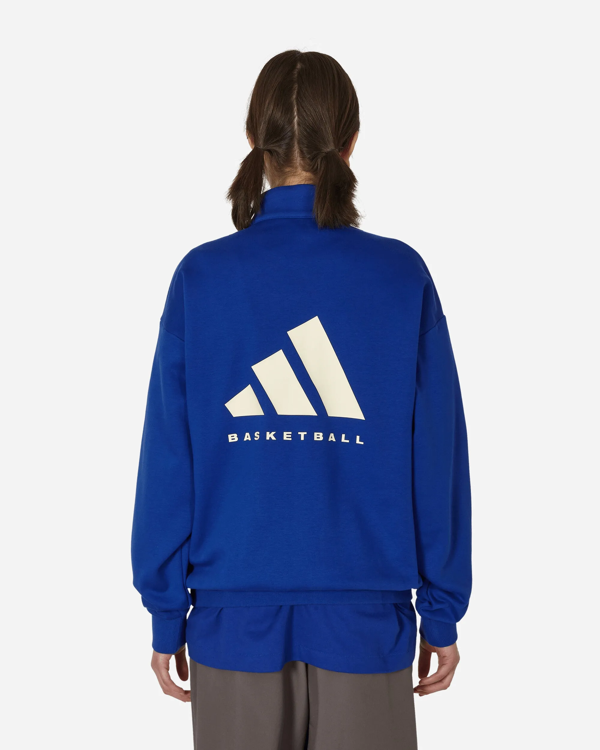 Basketball Half-Zip Crewneck Sweatshirts Lucid Blue