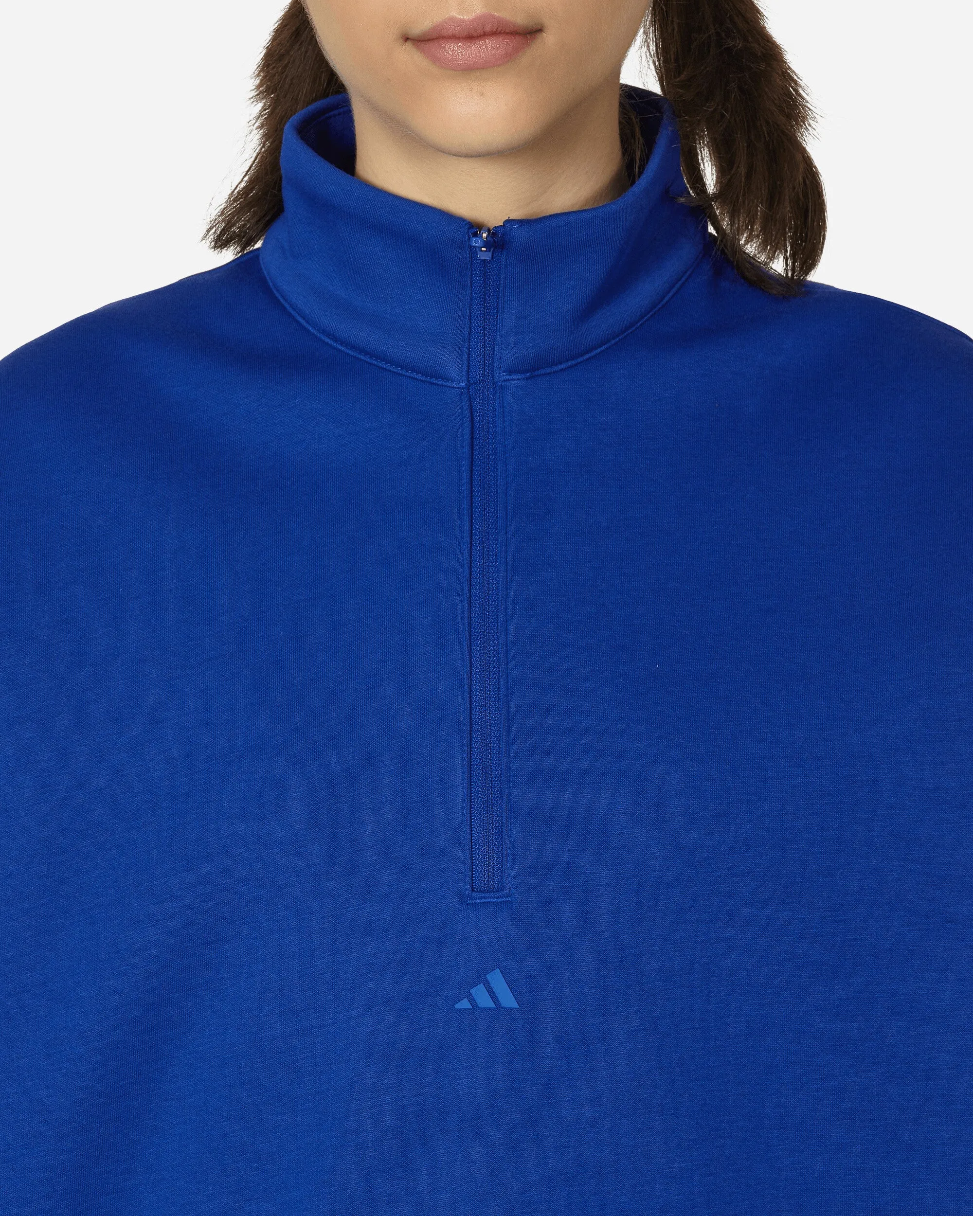 Basketball Half-Zip Crewneck Sweatshirts Lucid Blue