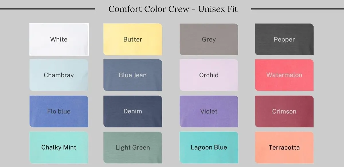 Basketball Life Comfort Colors Crew