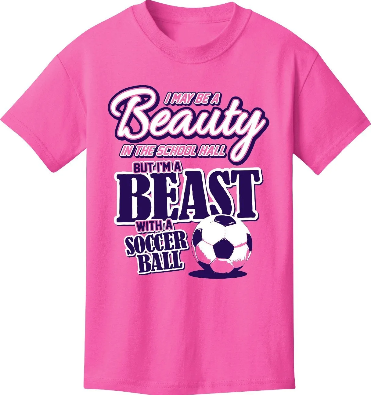 Beauty Beast Soccer T-Shirt