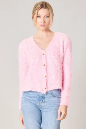 Berry Bliss Eyelash Cardigan