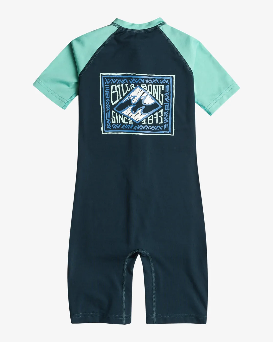 Billabong Kids Boxed In Short Sleeve One-Piece UPF 50 Rash Vest