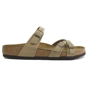 Birkenstock Franca 1015930 Oiled Leather Unisex Sandals - Tobacco Brown