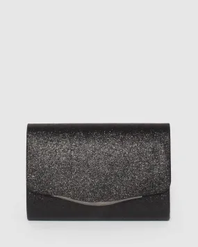 Black Adele Evening Clutch Bag