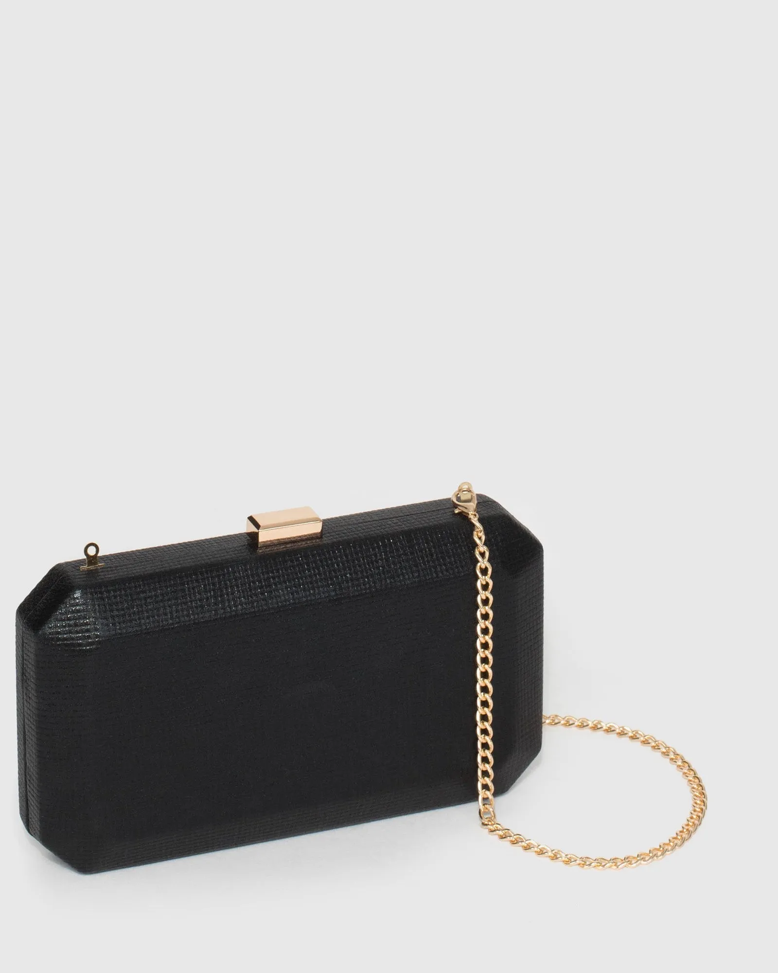 Black Bonita Hardcase Clutch Bag