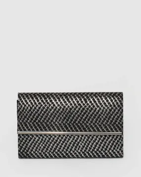 Black Harriet Clutch Bag