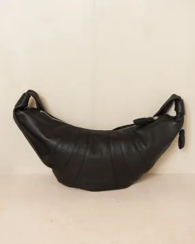 Black Large Croissant Bag