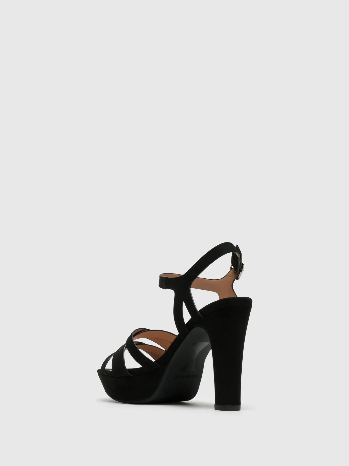 Black Sling-Back Pumps Sandals