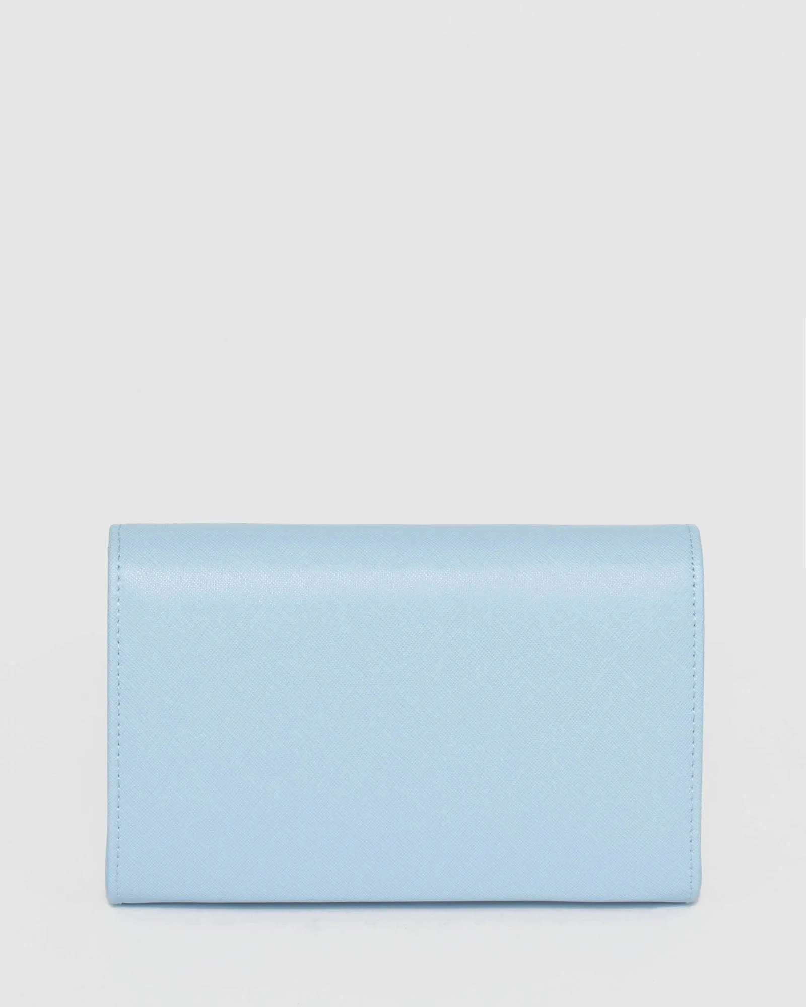 Blue Isidora Envelope Clutch Bag