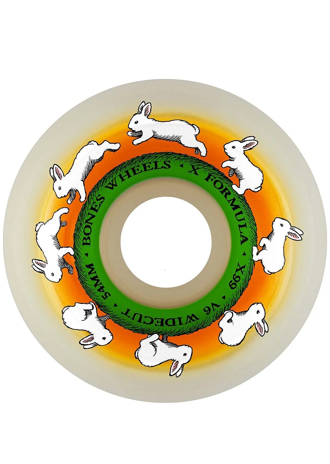 Bones Runny Bunny X-Formula 99A V6 Widecut Skateboard Wheels