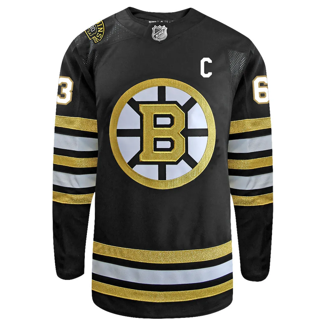 Brad Marchand Boston Bruins Centennial Adidas Primegreen Authentic NHL Hockey Jersey     