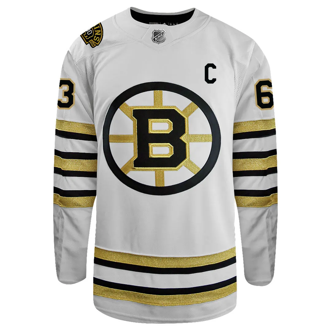 Brad Marchand Boston Bruins Centennial Adidas Primegreen Authentic NHL Hockey Jersey     