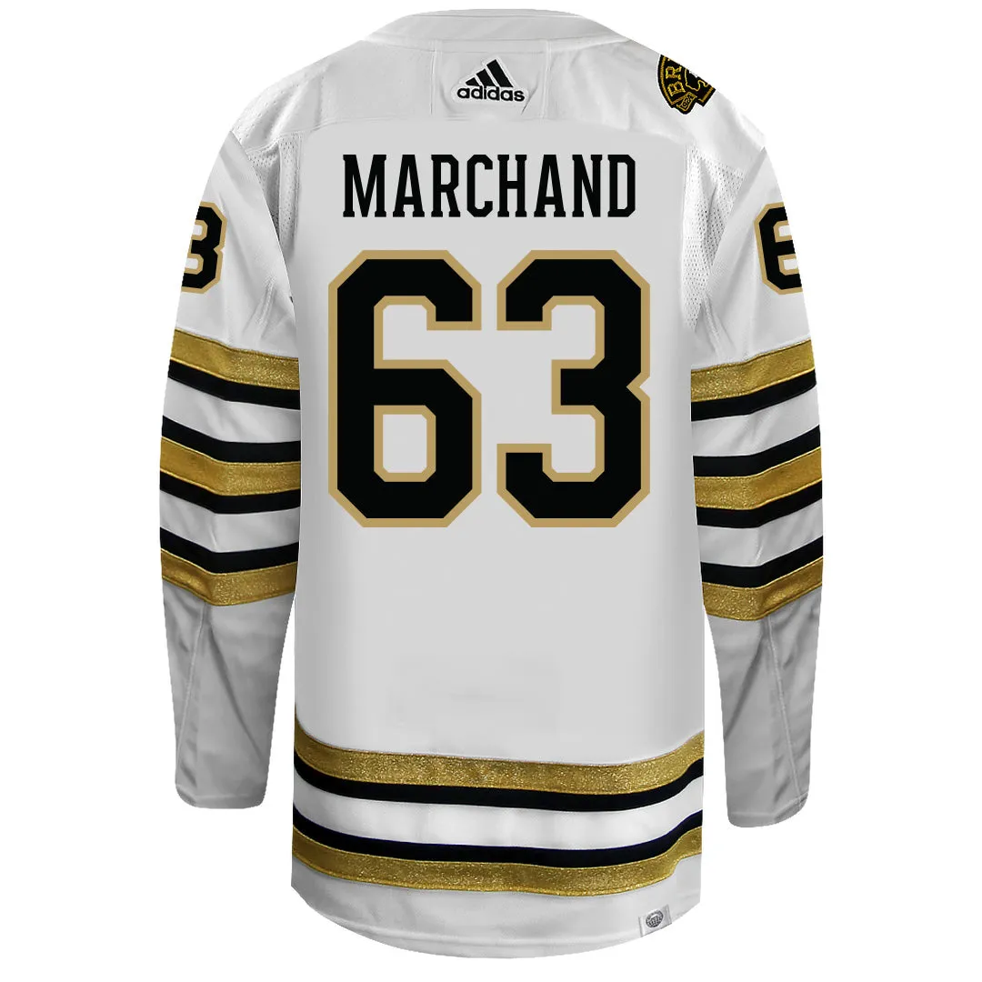 Brad Marchand Boston Bruins Centennial Adidas Primegreen Authentic NHL Hockey Jersey     