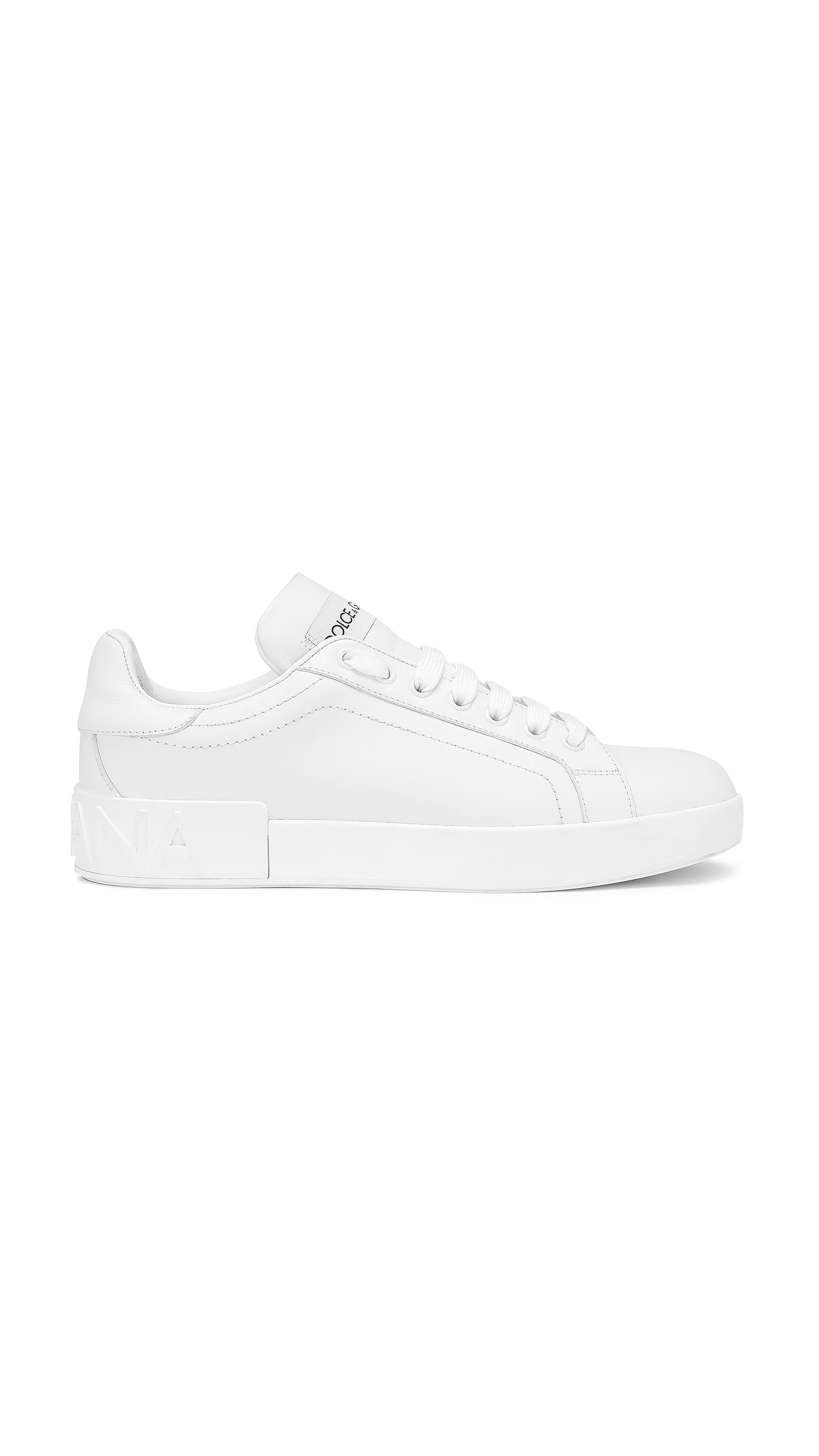 Calfskin Portofino Sneakers - White