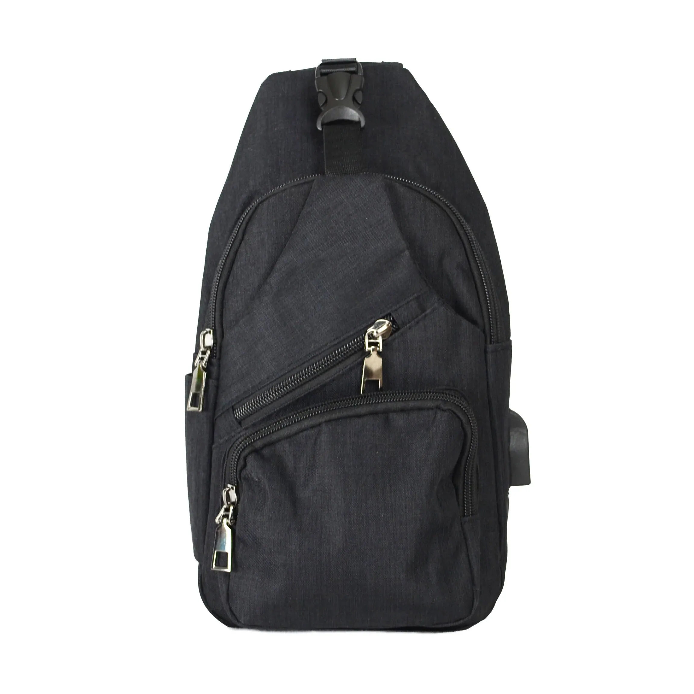 CALLA ANTITHEFT SHOULDER BAG BLACK