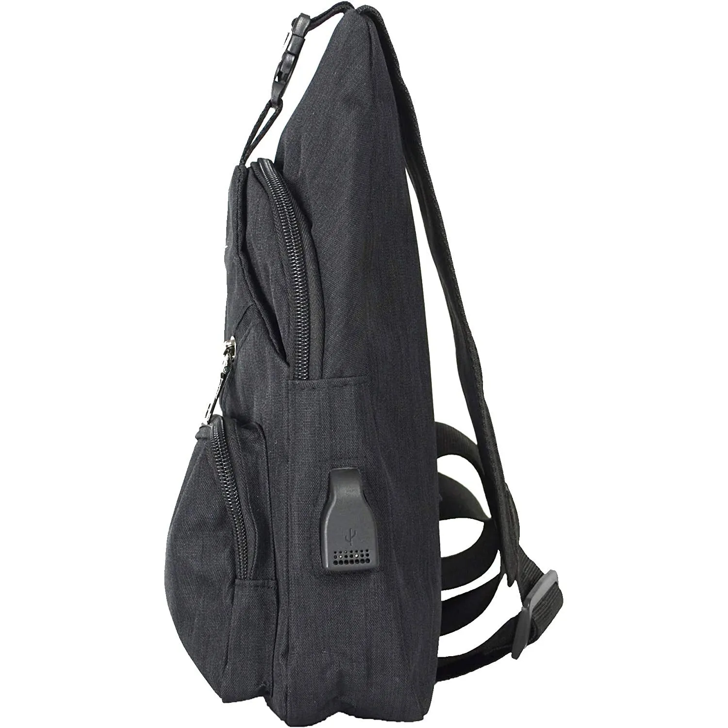 CALLA ANTITHEFT SHOULDER BAG BLACK