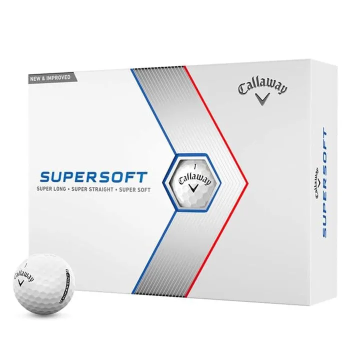 Callaway Super Soft White Golf Ball - (12 Balls)