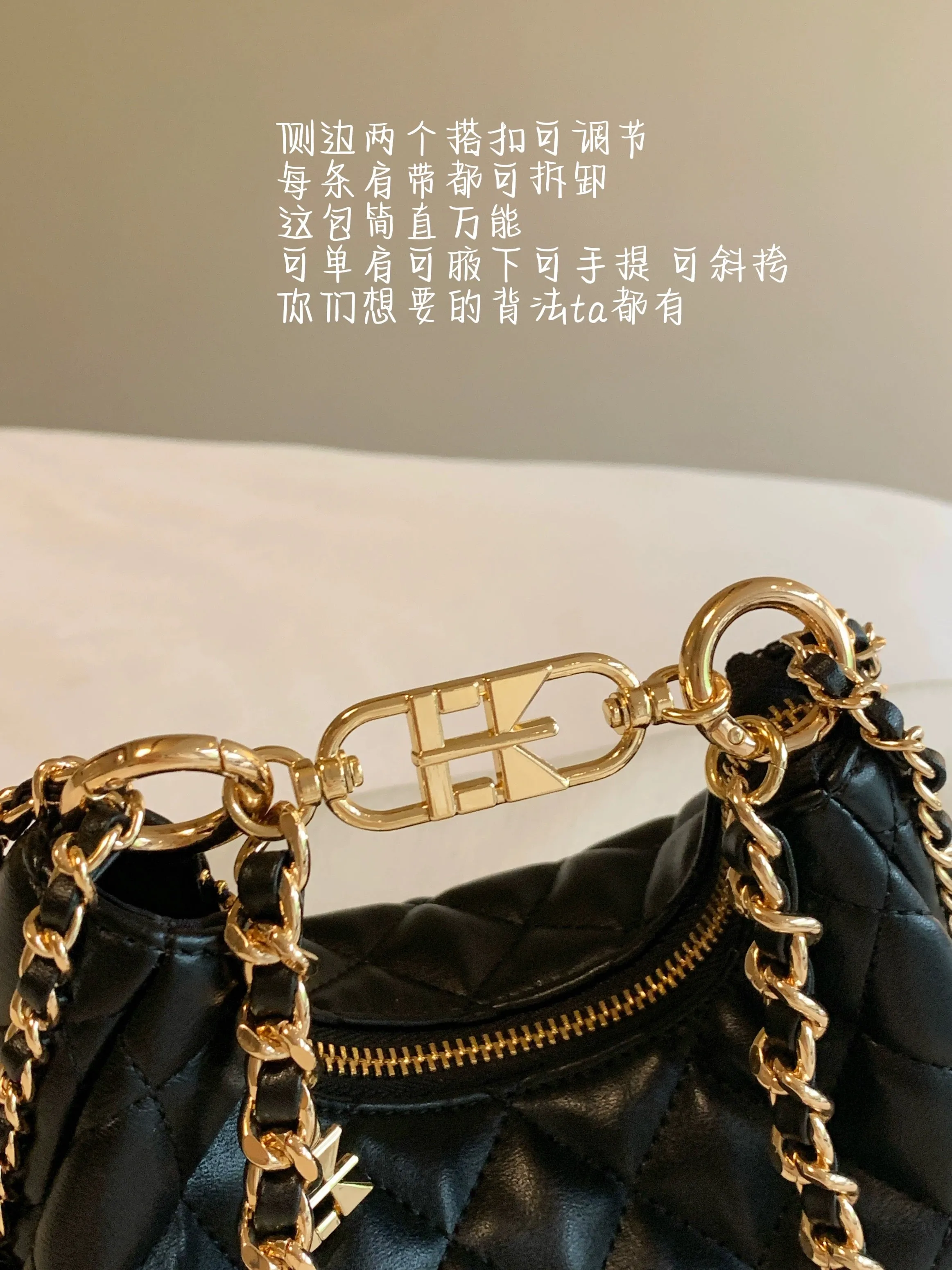 CIERRA KOREY Qianjin Night Underarm Bag Women's High-end Light Luxury Niche Chain Shoulder Messenger Bag