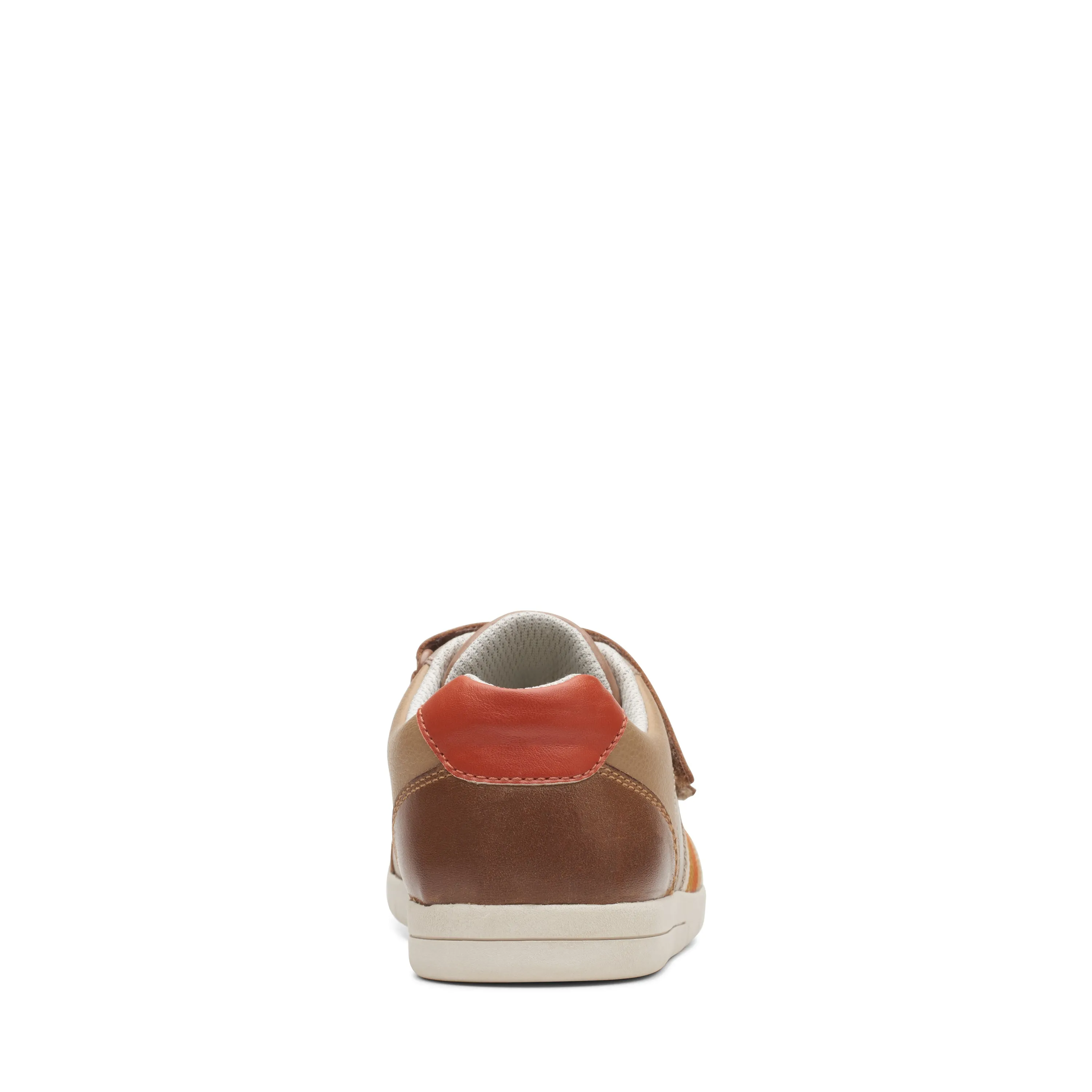 Clarks Den Stripe Shoe - Tan Combi