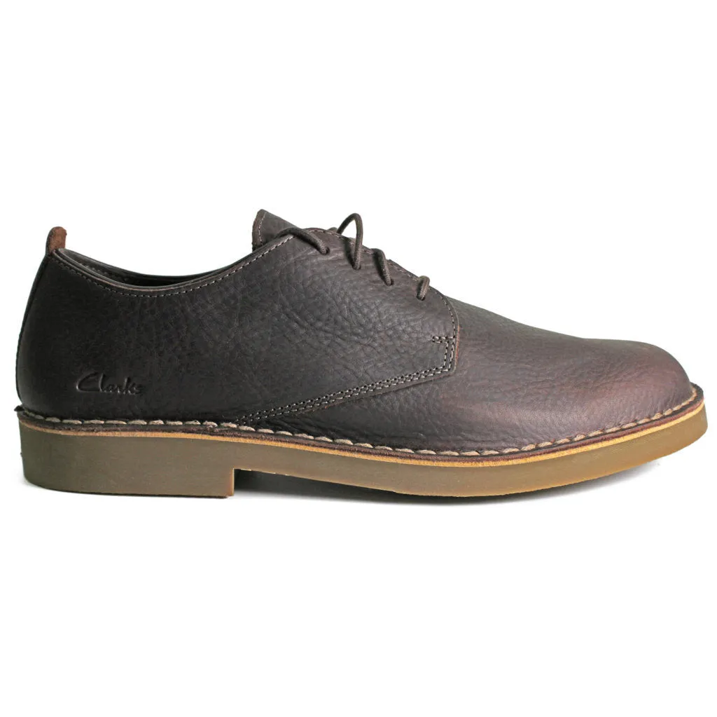 Clarks Mens Shoes Desert London Evo Lace Up Low Profile Leather - UK 10.5