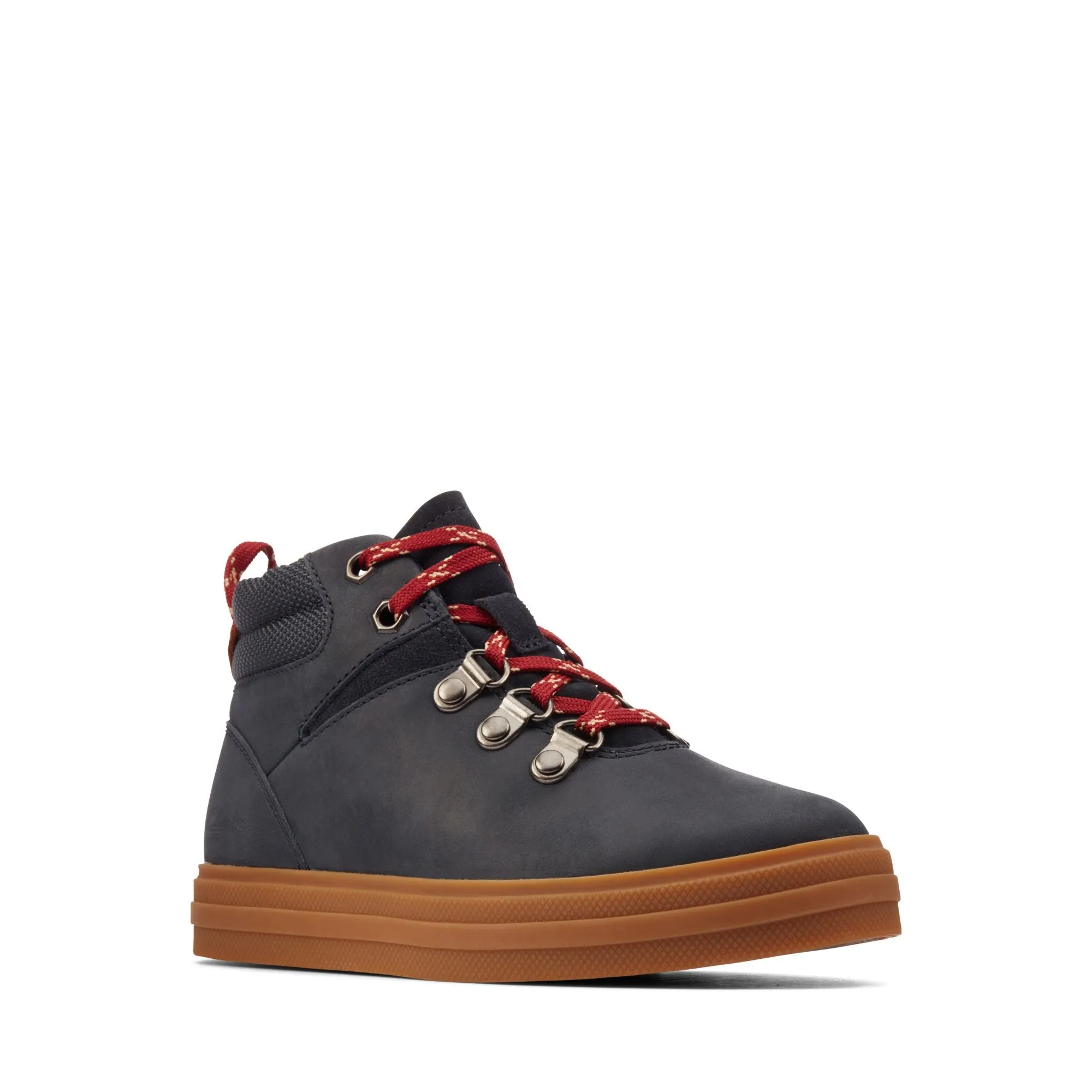 Clarks Nova Hike K Navy Leather