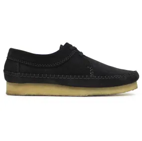 Clarks Originals Weaver 26133284G Suede Leather Mens Shoes - Black - UK 9